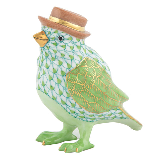 Herend Bird with Hat