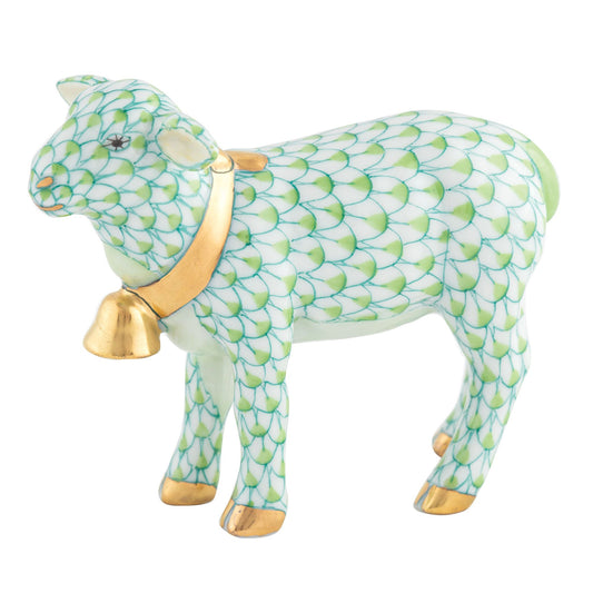 Herend Lamb With Bell Raspberry