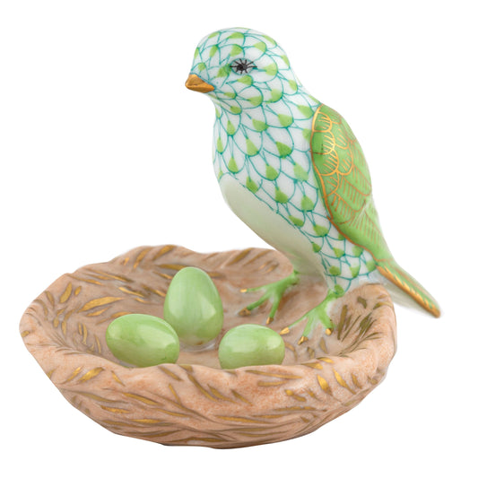 Herend Bird with Nest
