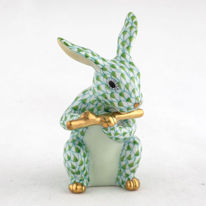 Herend Flute Bunny