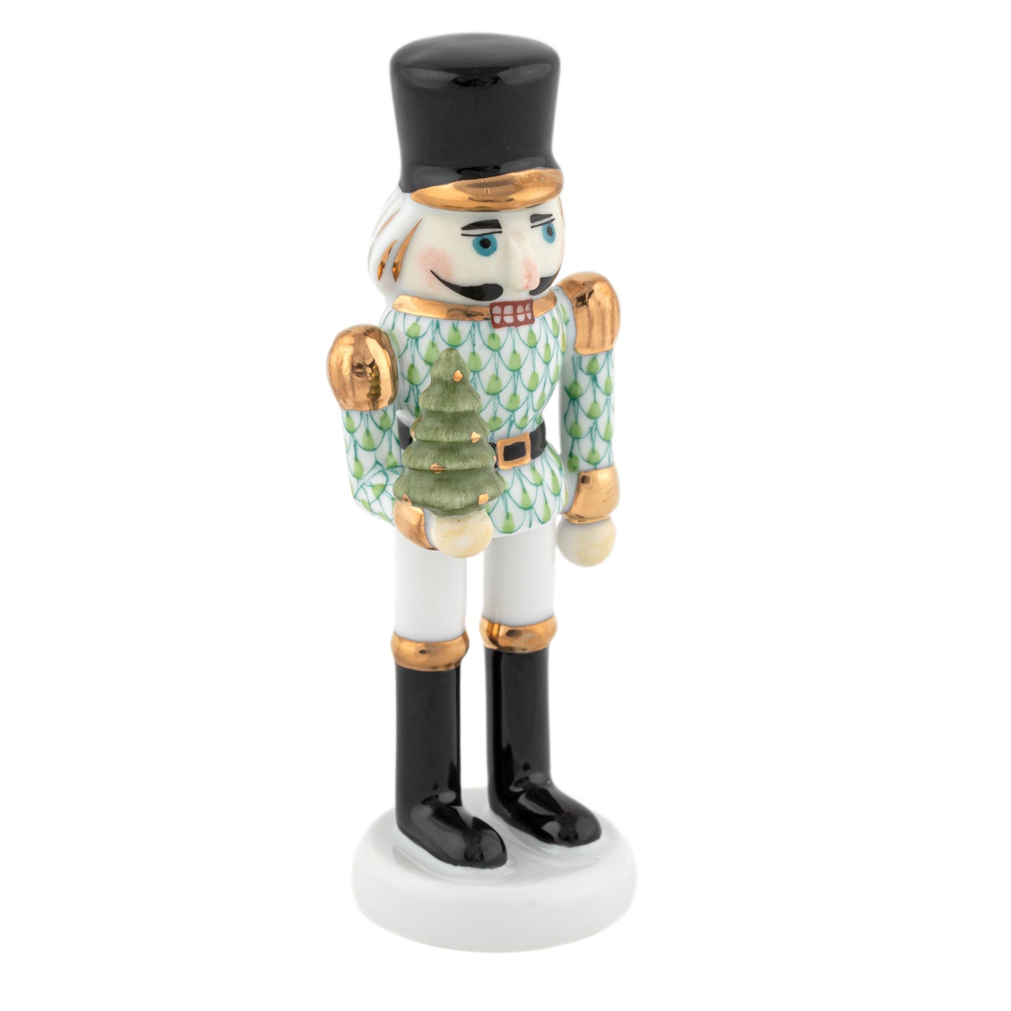 Herend Nutcracker with Christmas Tree