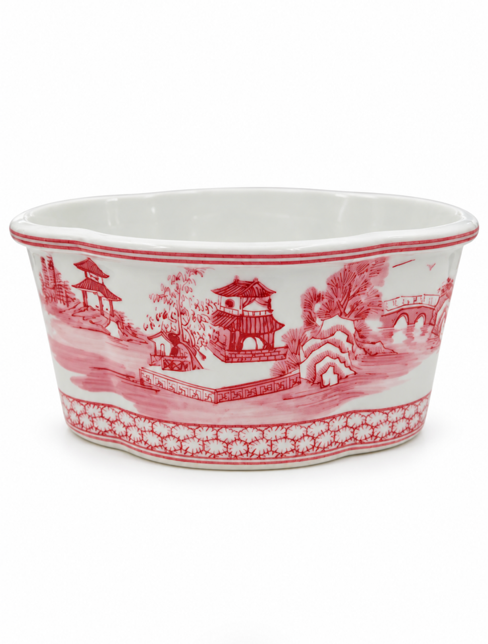 Pink Canton Cachepot