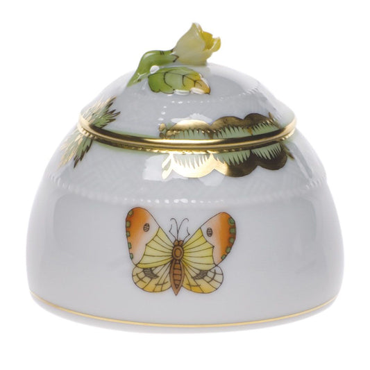 Herend Queen Victoria Green Honey Pot