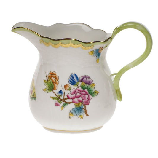 Herend Queen Victoria Green Creamer