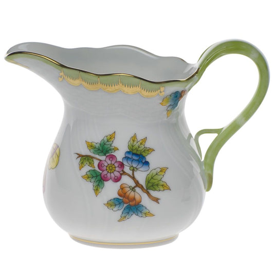 Herend Queen Victoria Green Creamer