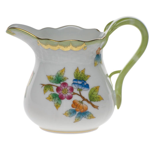 Herend Queen Victoria Green Creamer