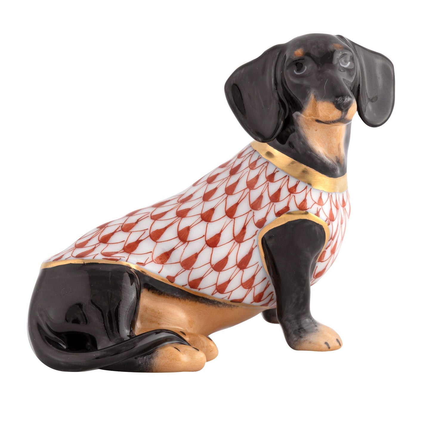 Herend Daschund with Sweater