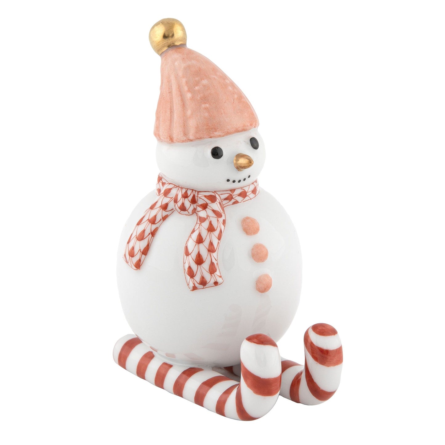 Herend Skiing Snowman