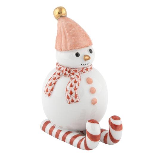 Herend Skiing Snowman