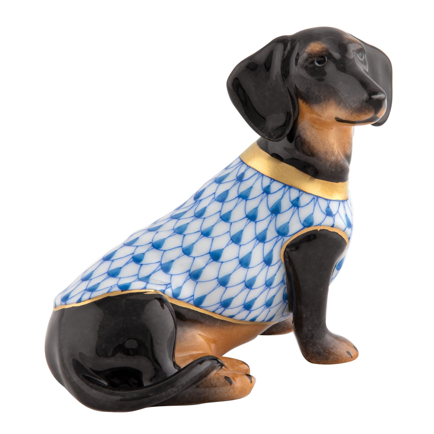 Herend Daschund with Sweater