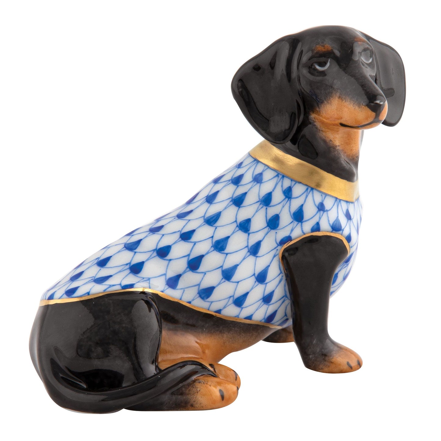 Herend Daschund with Sweater