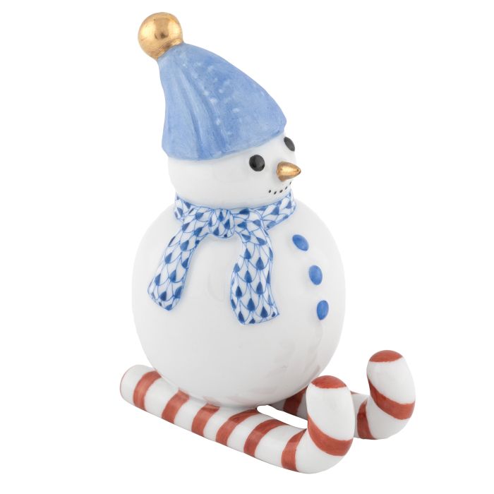 Herend Skiing Snowman