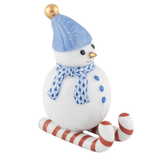 Herend Skiing Snowman