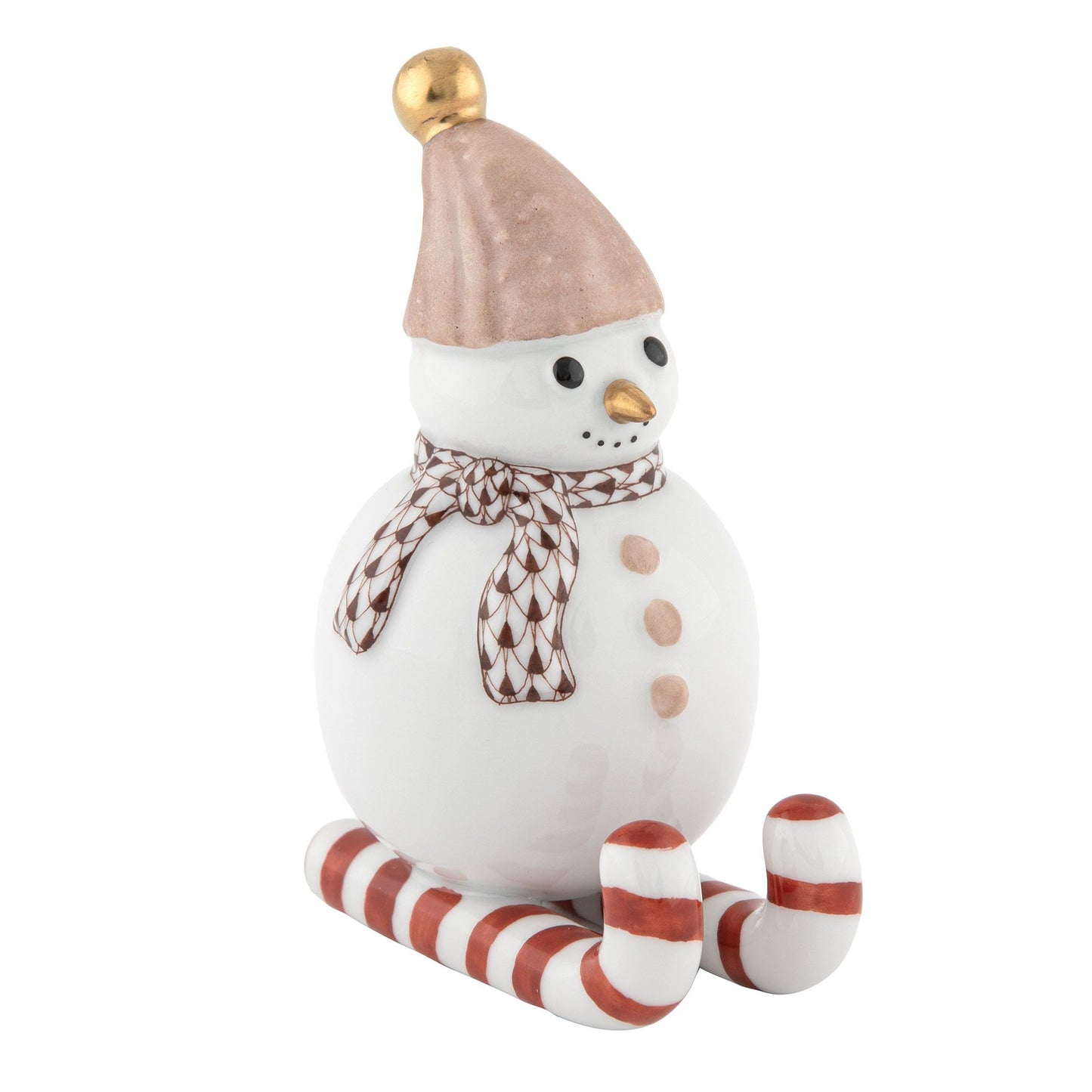 Herend Skiing Snowman