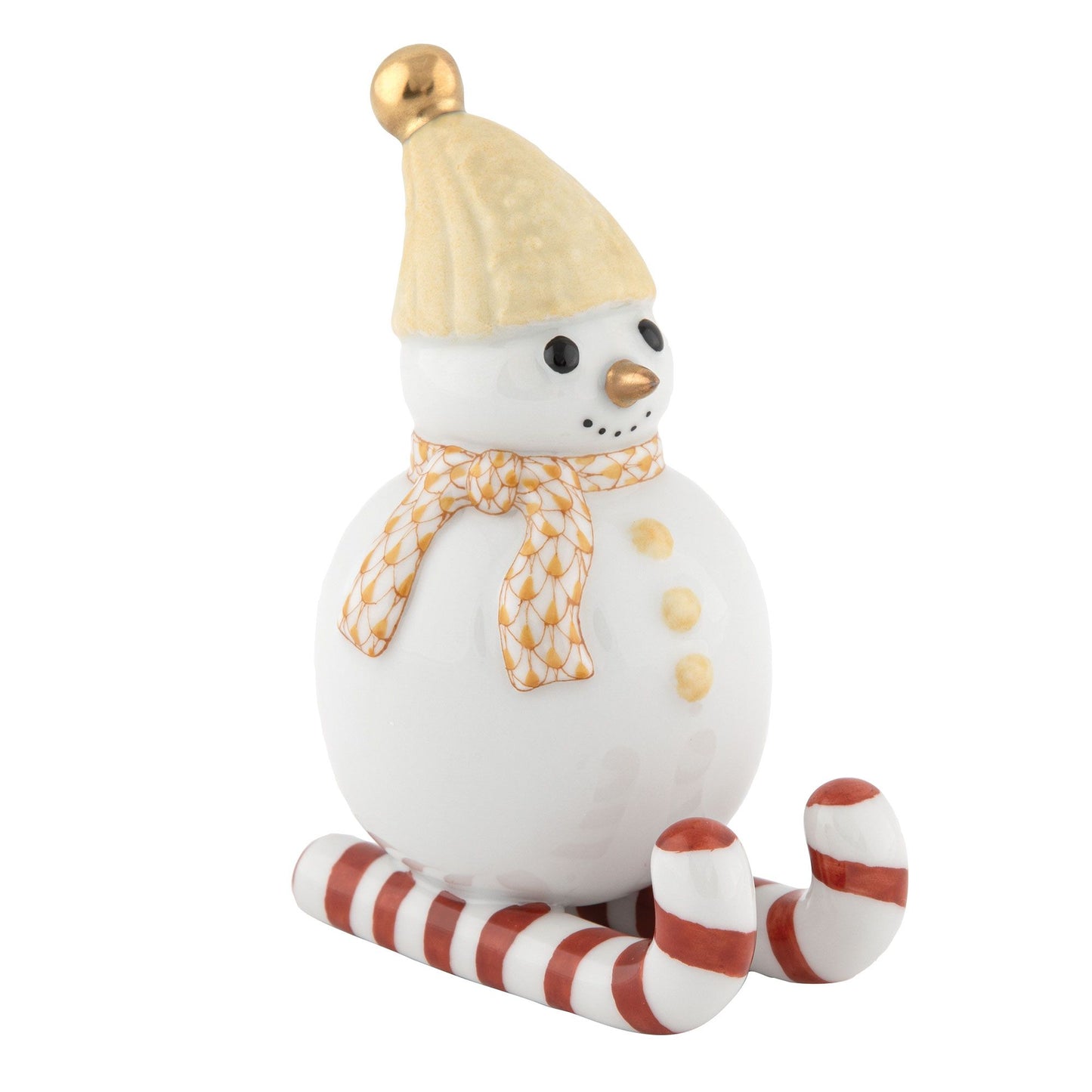 Herend Skiing Snowman