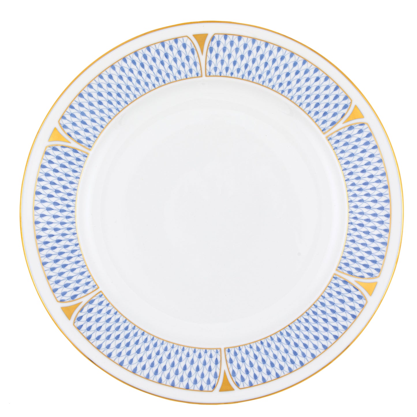 Herend Art Deco Blue Service Plate