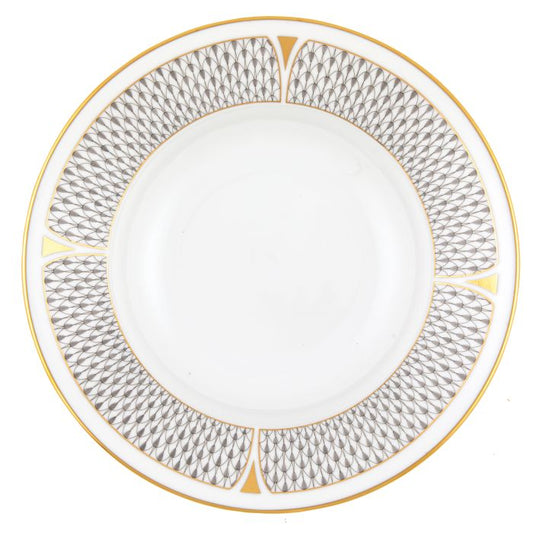 Herend Art Deco Gray Rim Soup