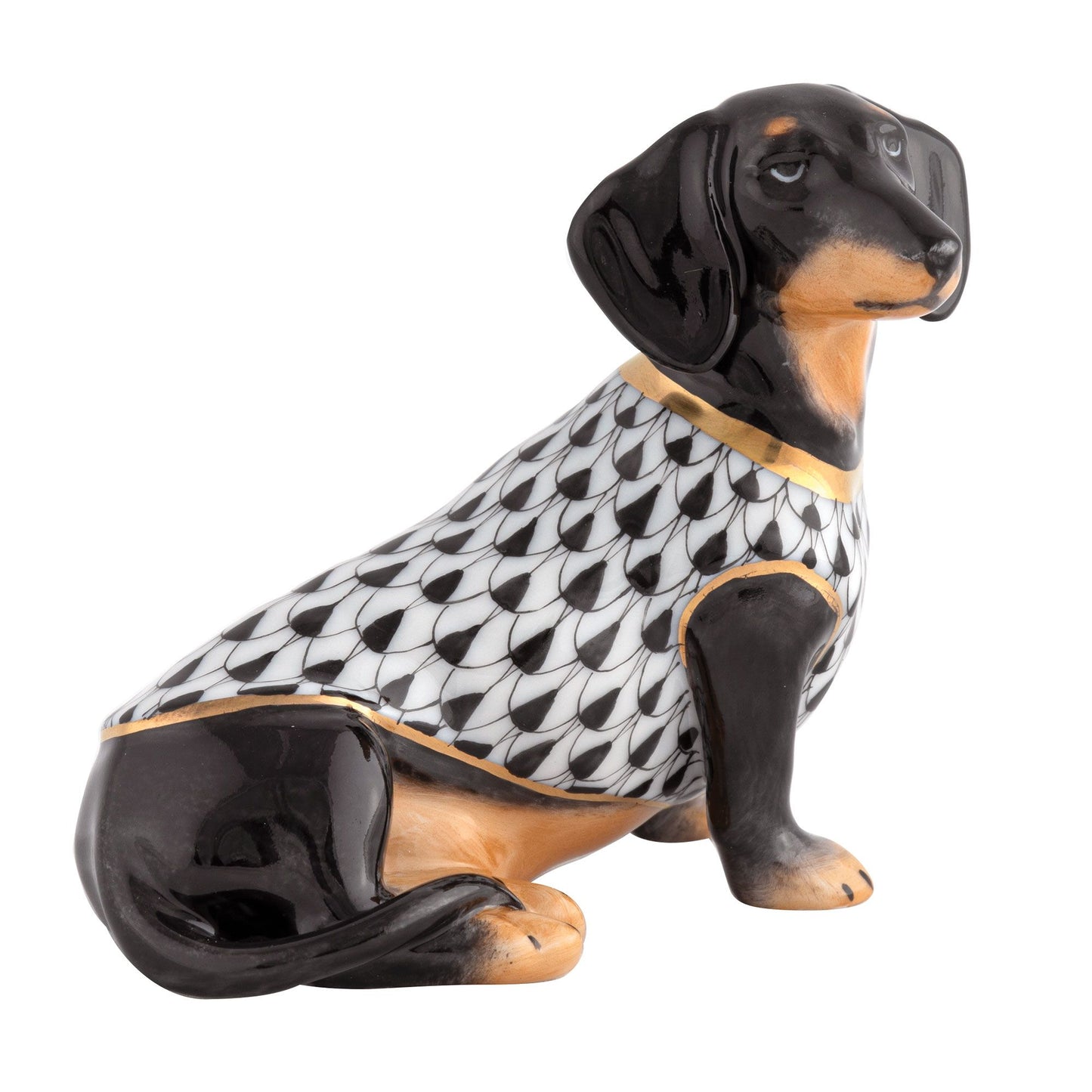 Herend Daschund with Sweater