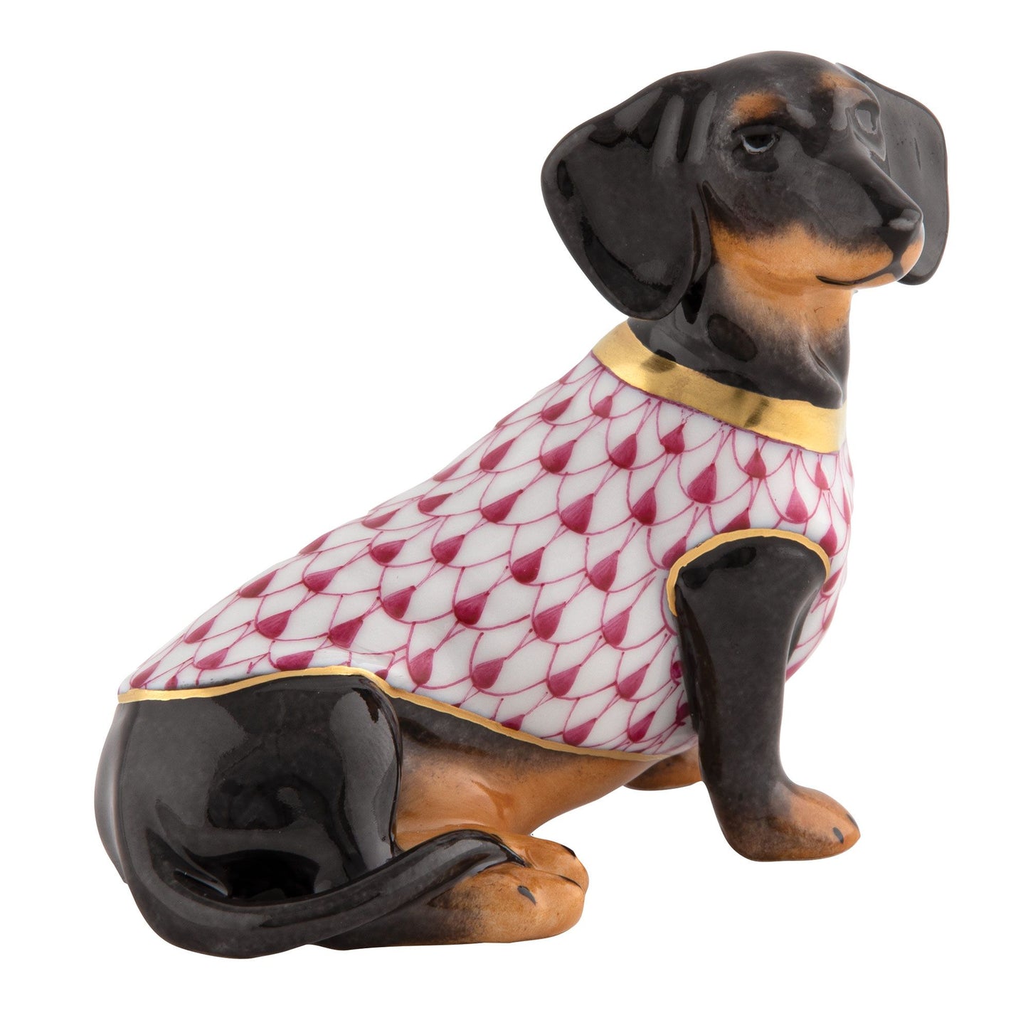 Herend Daschund with Sweater