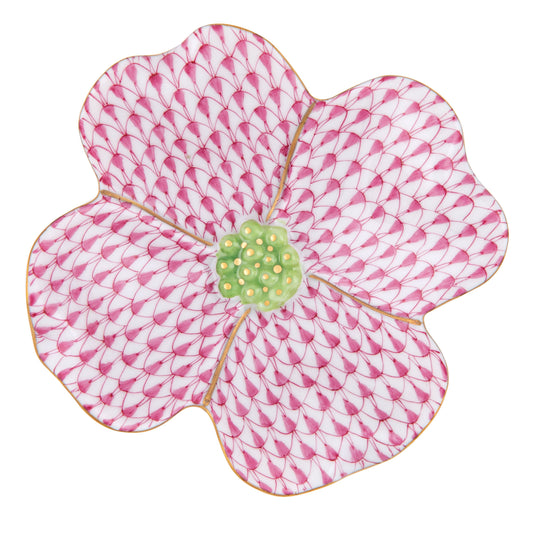 Herend Dogwood Flower Raspberry