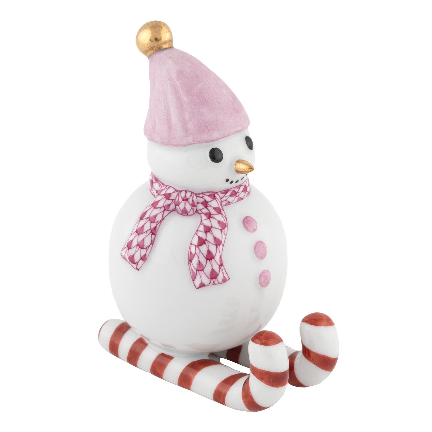 Herend Skiing Snowman