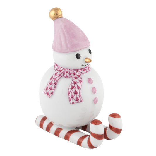 Herend Skiing Snowman