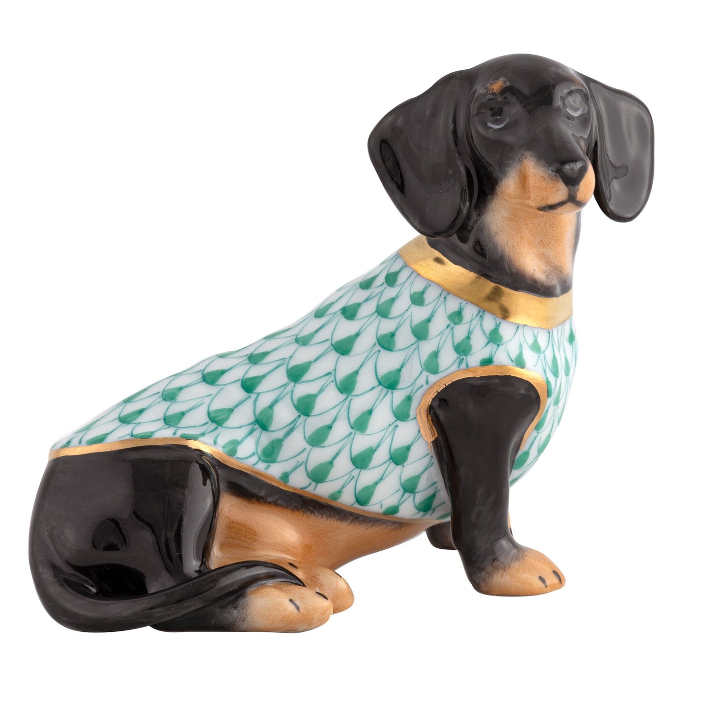 Herend Daschund with Sweater