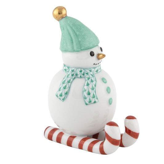 Herend Skiing Snowman