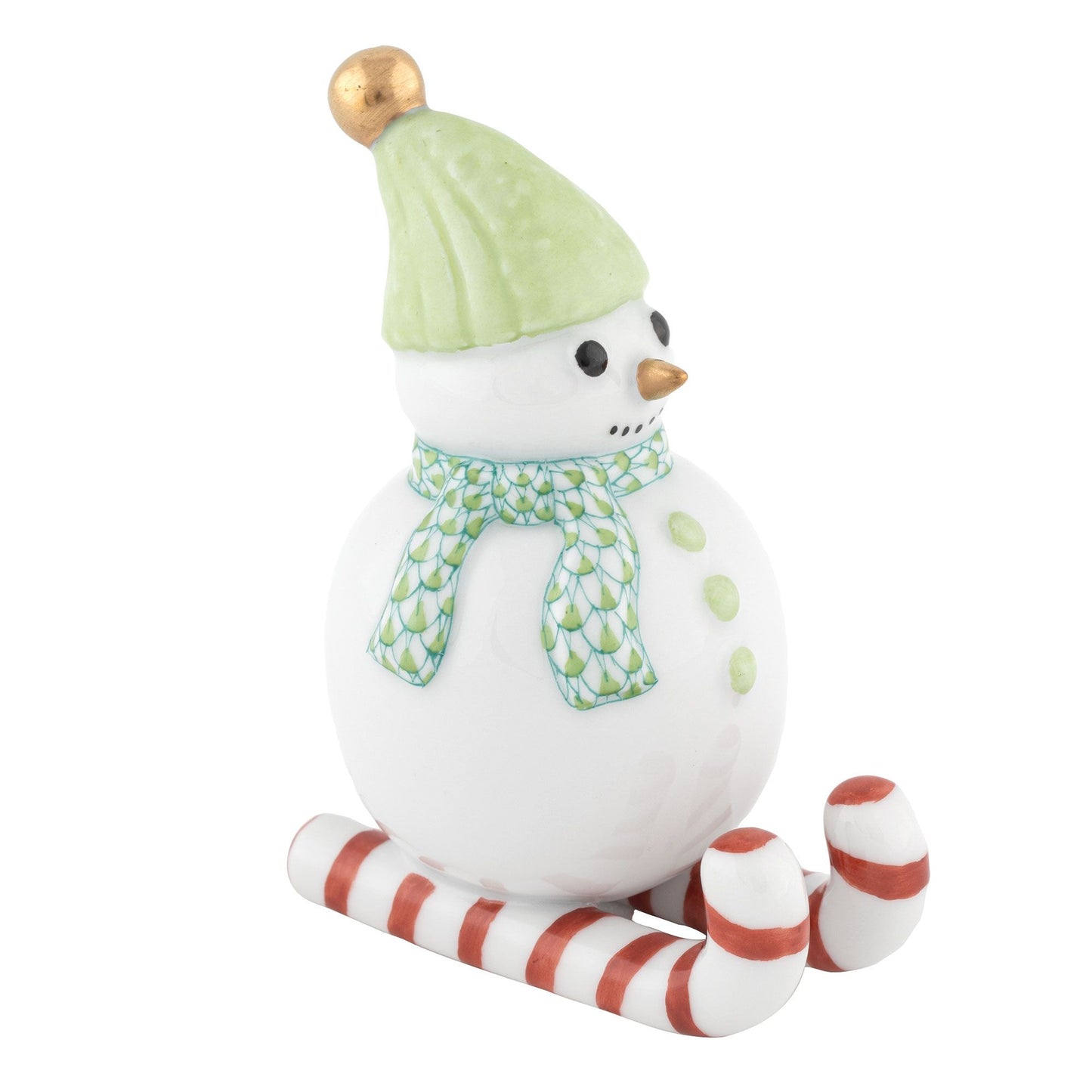 Herend Skiing Snowman
