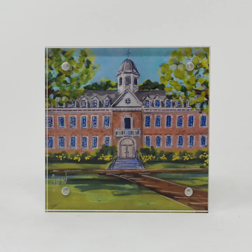 Willam & Mary Landmark Acrylic Block - 4x4