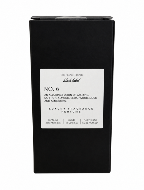The French Pearl Black Label #6 Luxury Fragrance