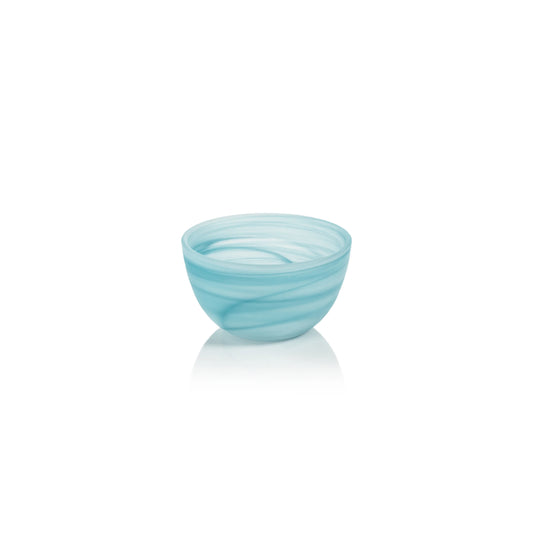 Azur Alabaster Small Glass Bowl