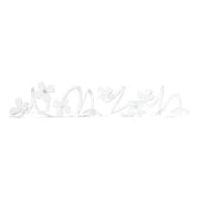 Set of 4 Botanica Glass Flower Napkin Ring