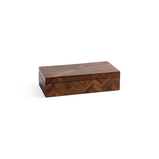 Chevron Wood Box