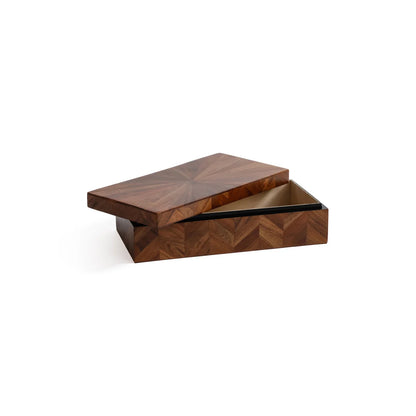 Chevron Wood Box