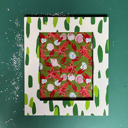 Green Brushstroke 8x 10 Photo Frame | Gifts | Fathers Day