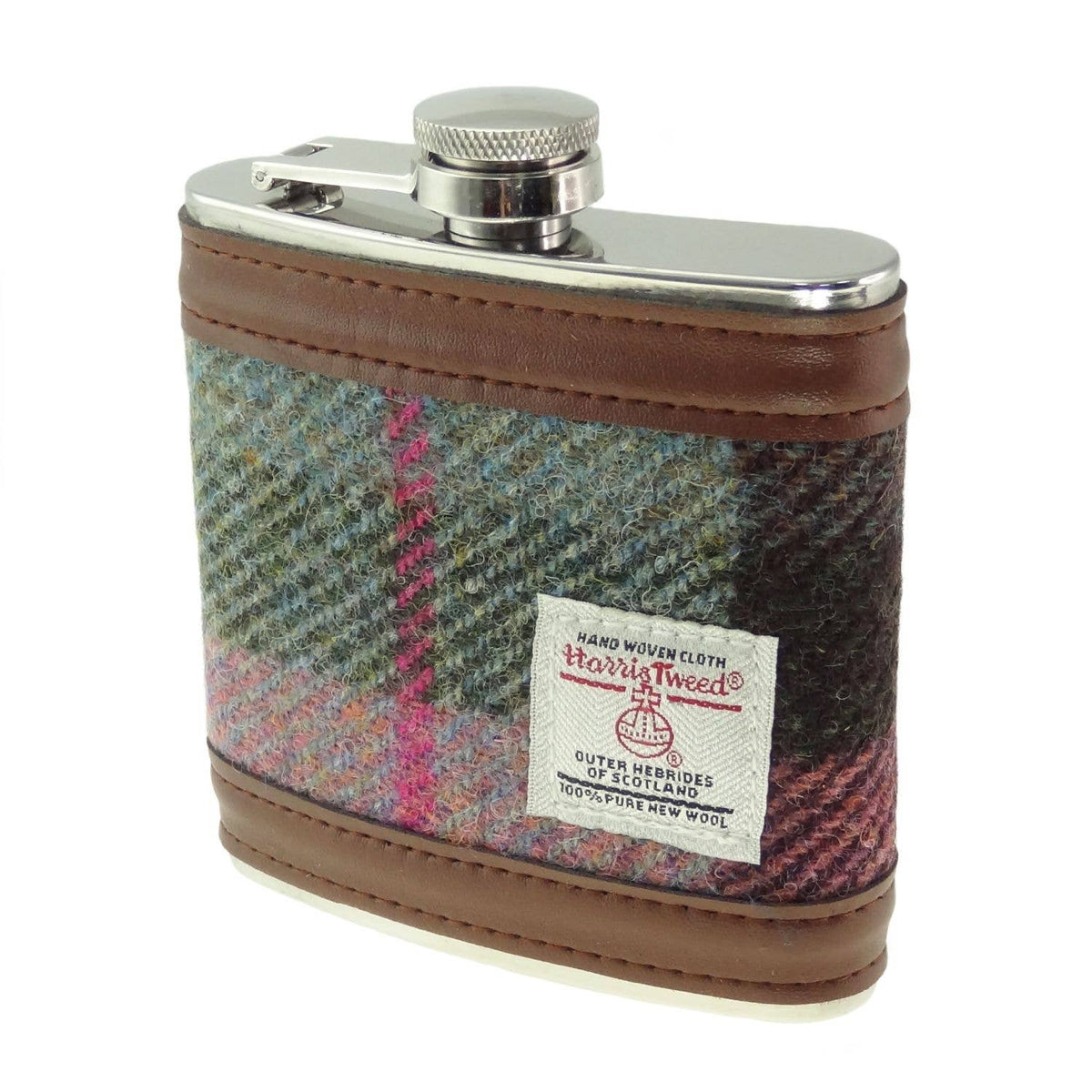 Green & Rose Pink Flask