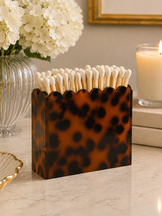 Tortoise Acrylic Match Holder