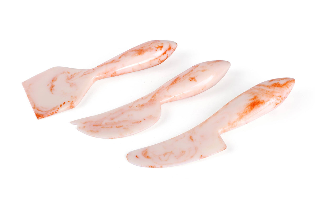 Pink Cheese Knife | Hand-Poured Resin | Cutlery