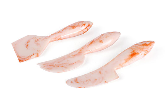 Pink Cheese Knife | Hand-Poured Resin | Cutlery