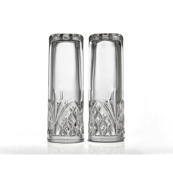 Dublin Salt & Pepper Shakers: Non Leaded Crystal