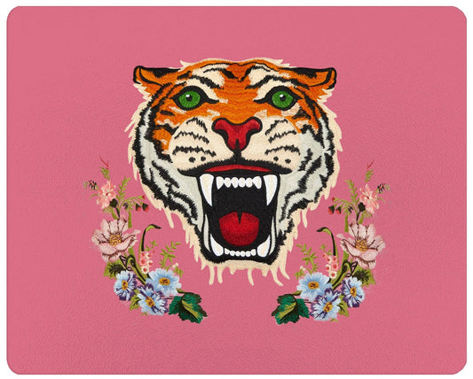Pink Tiger Glass Cutting Board 12 x 15
