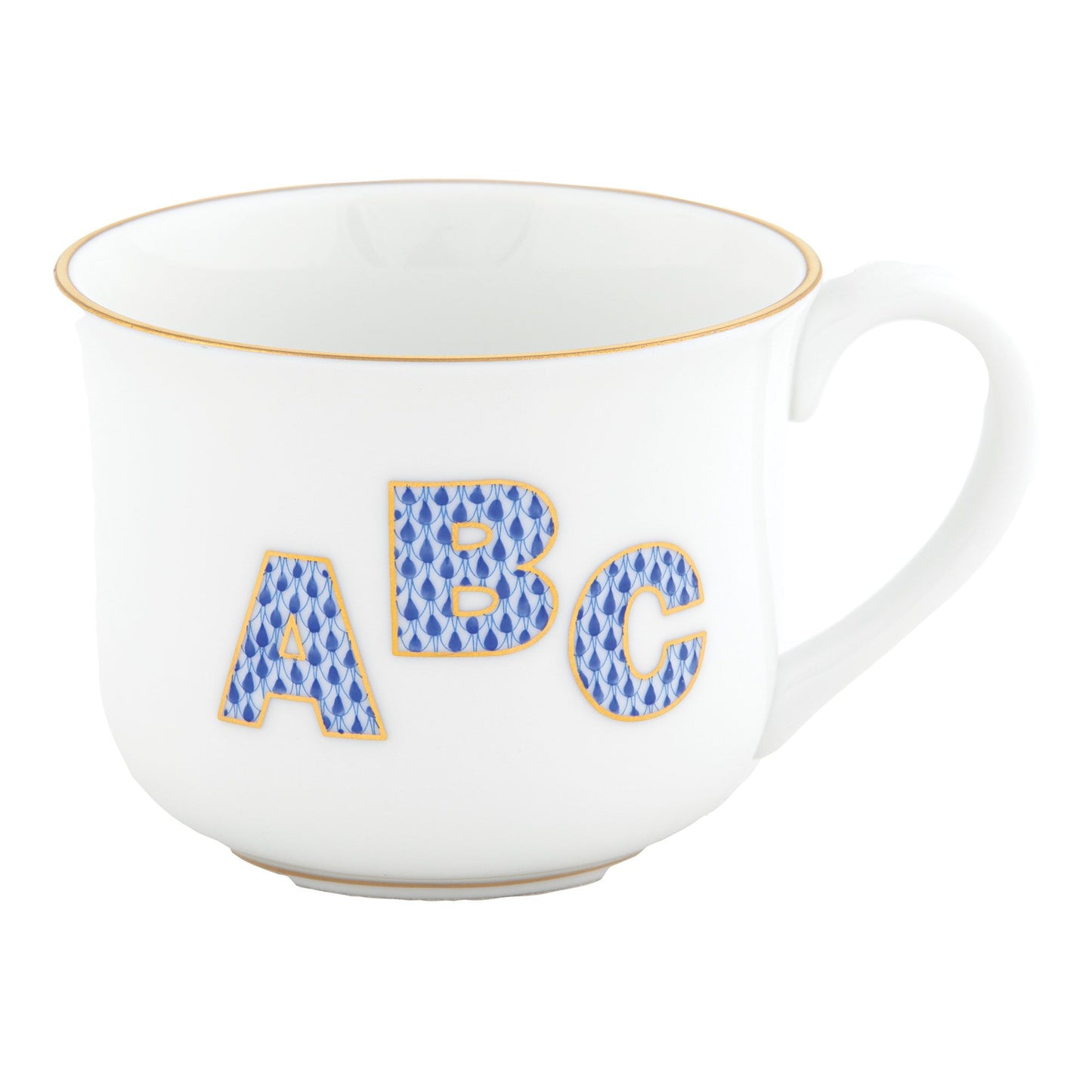 Herend Baby Mug ABC Blue