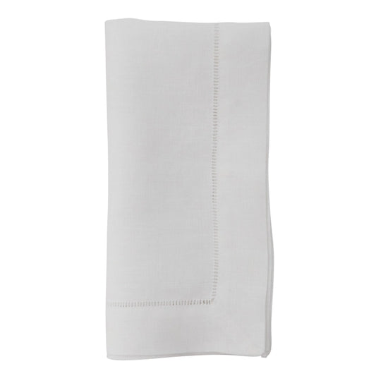 Classic Linen Hemstitch Napkin Set of 4