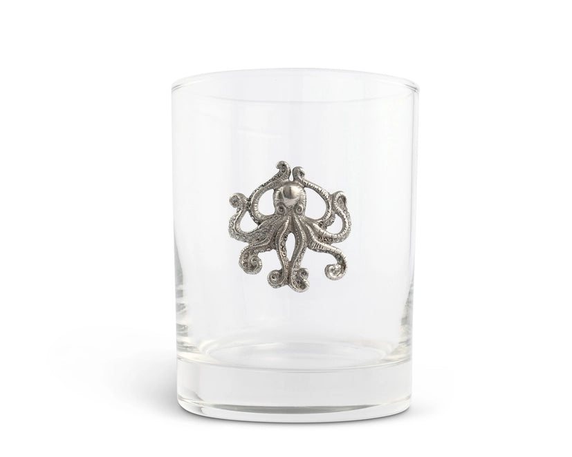 Octopus Double Old Fashion Glass