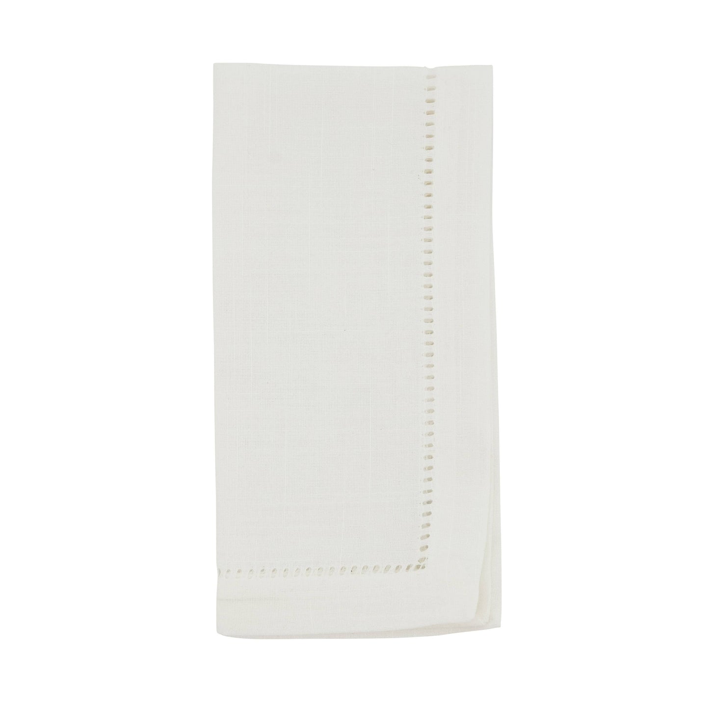 Poly Hemstitched Dinner Napkin: Pink / 20"