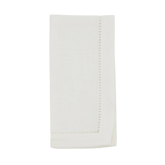 Poly Hemstitched Dinner Napkin: Pink / 20"
