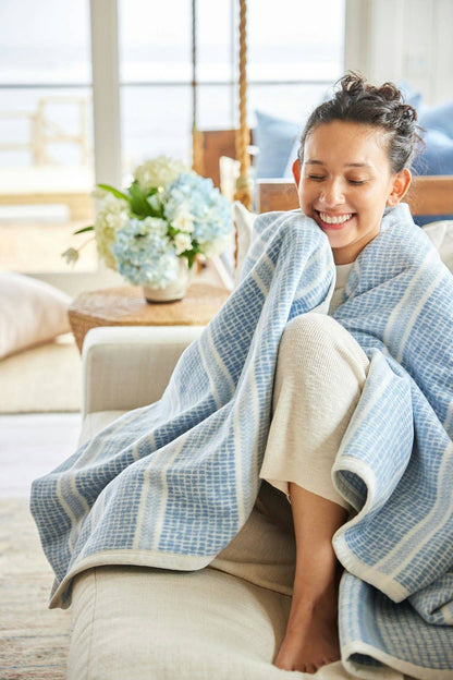 Market Stripe Fog Blanket: Original