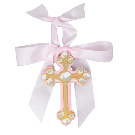 Love Cross with Ribbon -6 inches