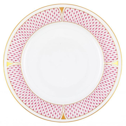 Herend Art Deco Raspberry Dinner Plate